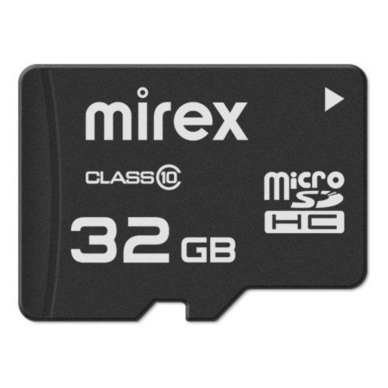 Карта памяти SD Micro Mirex microSDHC 32GB (class 10)