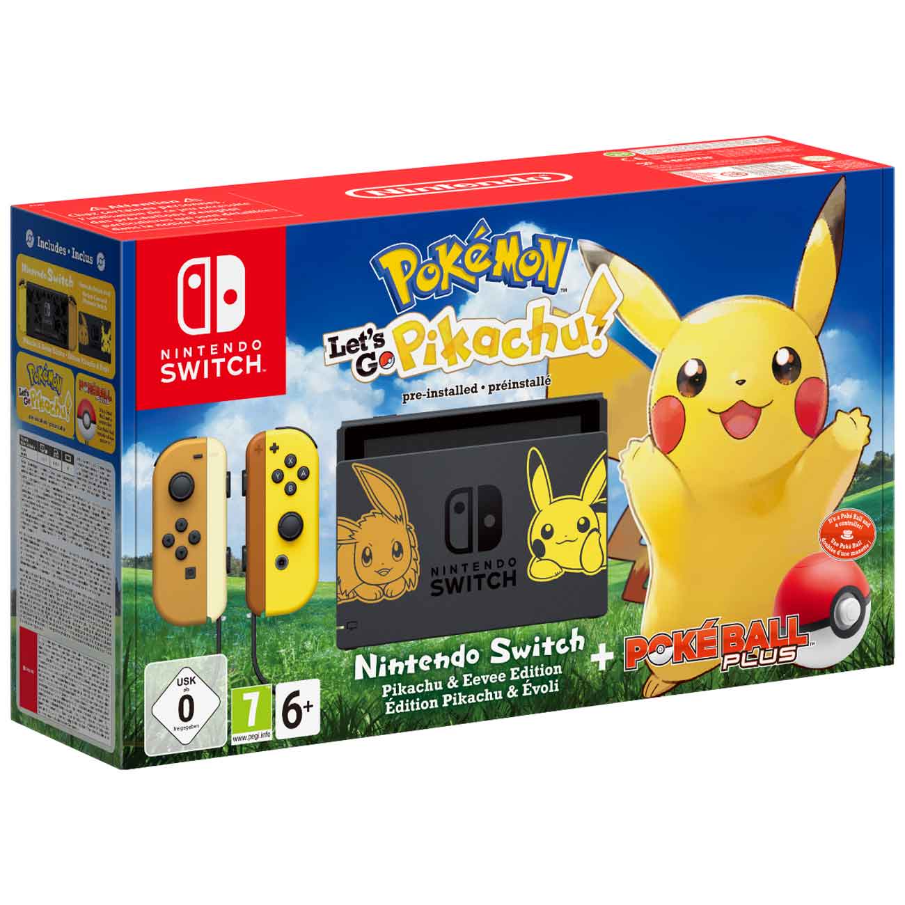Игровая приставка Nintendo HW Let's Go Pikachu Bundle