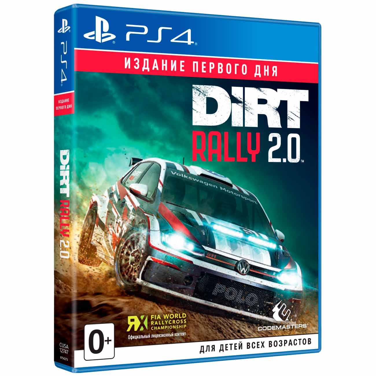 PS4 игра Codemasters DiRT Rally 2.0