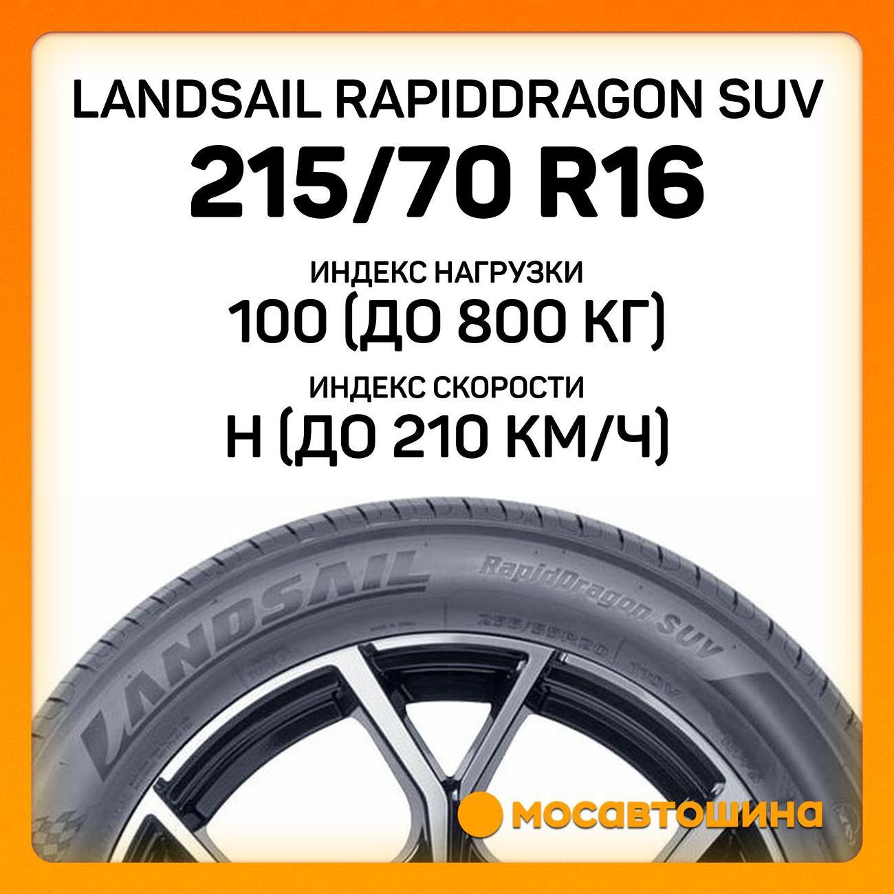 Шина автомобильная Landsail RapidDragon SUV 215/70 R16 100H