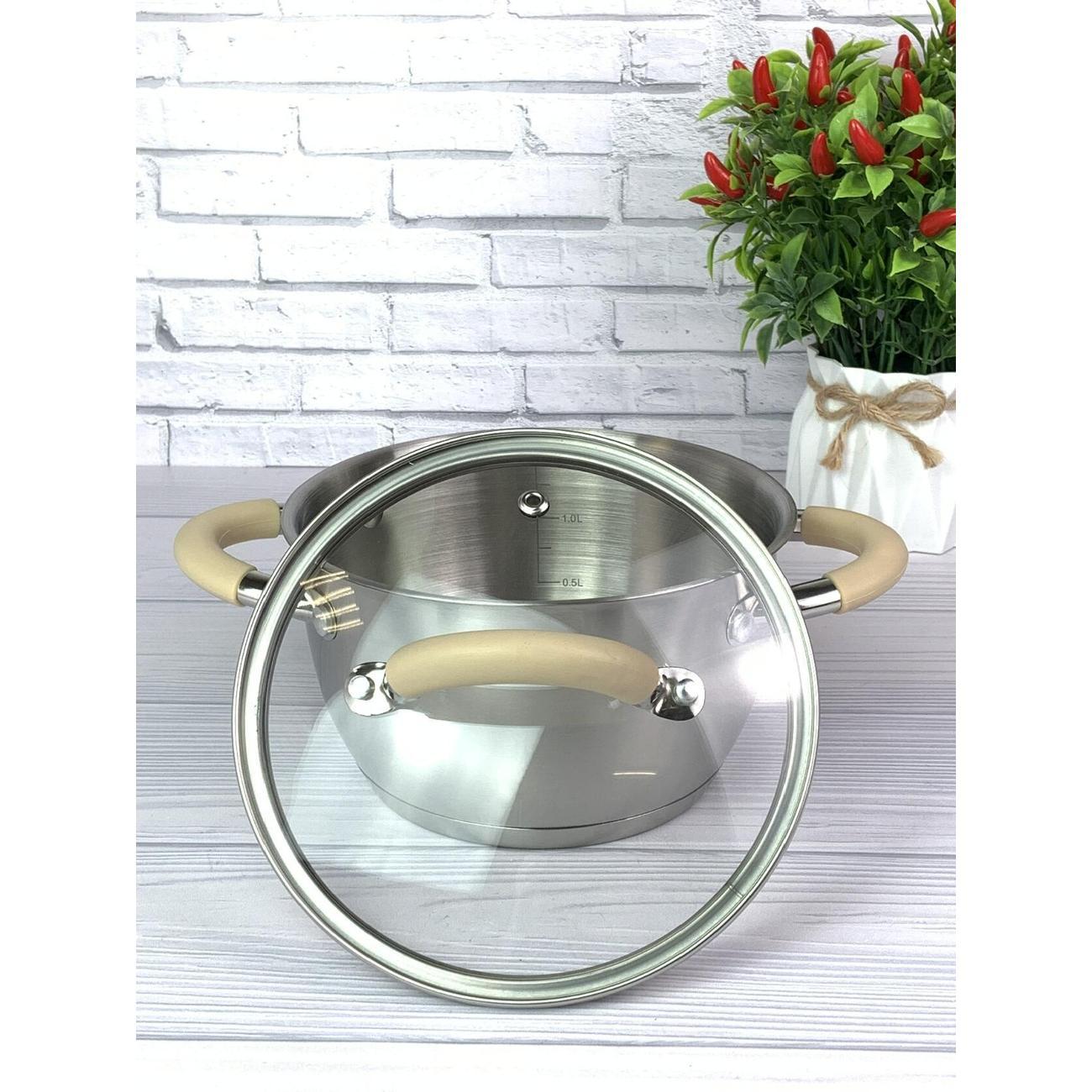 Кастрюля Эко-Поставка 1,8 литра с крышкой