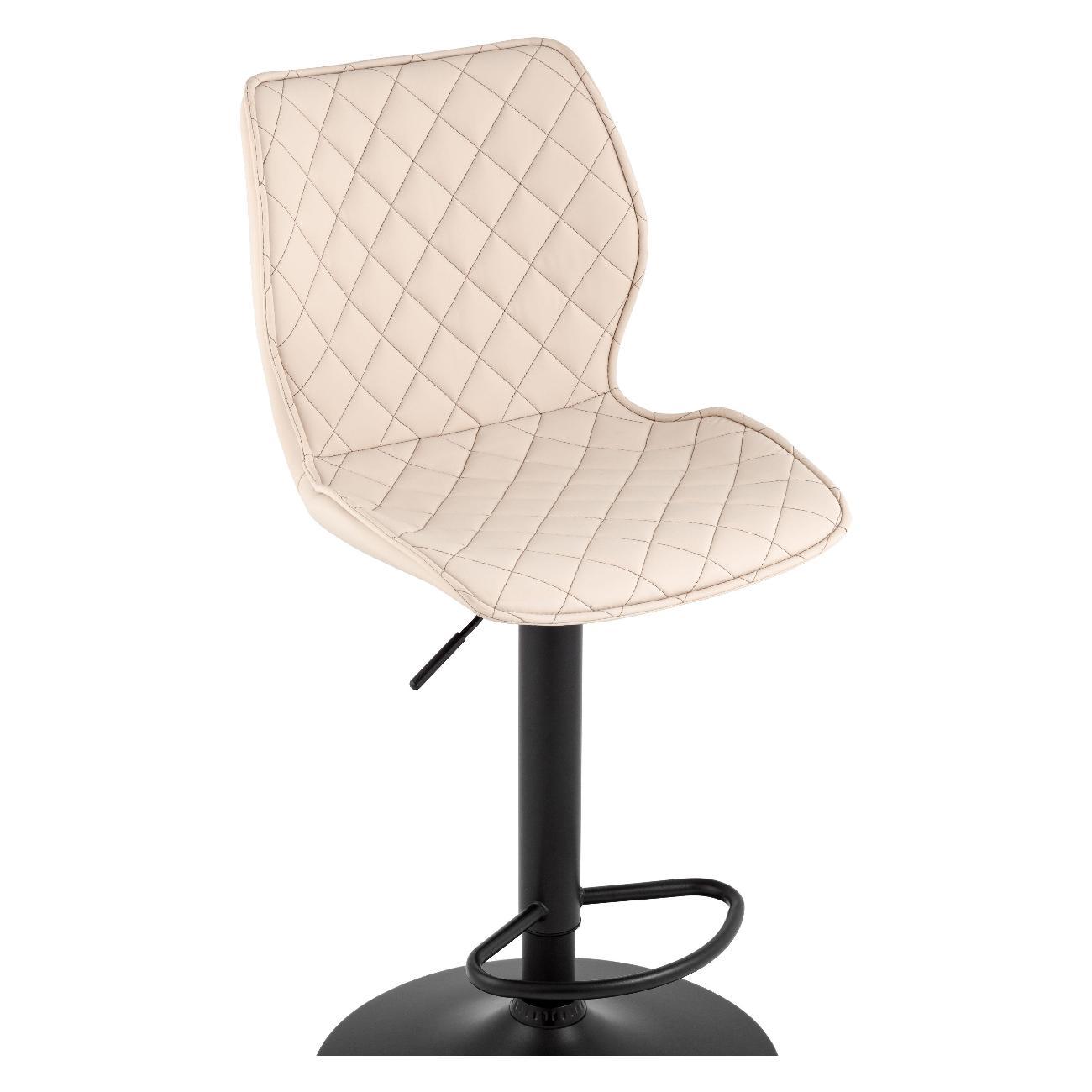 Стул обеденный Stool Group барный Dome, экокожа, светло-серый (комплект 2 ст