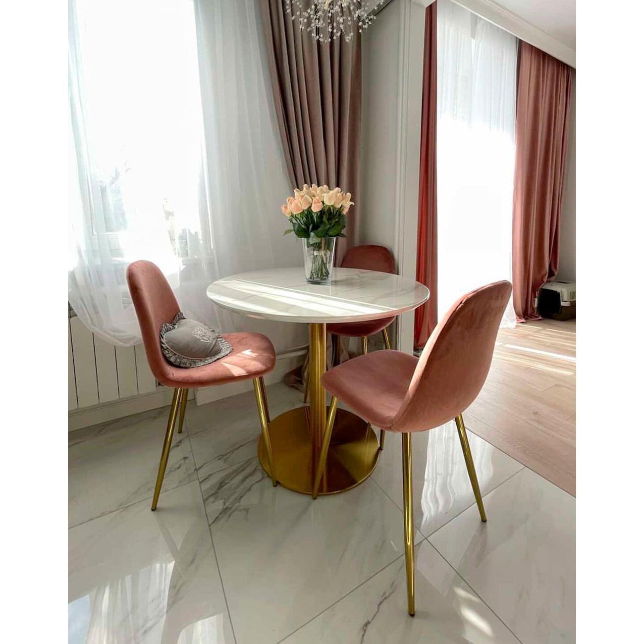 Стул обеденный Stool Group для кухни Валенсия SN, велюр антрацитовый (компле