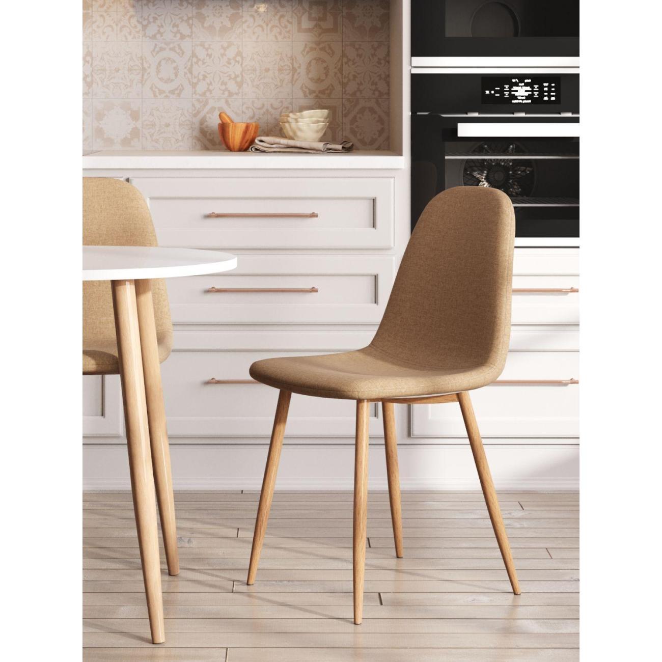 Стул обеденный Stool Group для кухни Валенсия SN, рогожка, темно-синий (комп