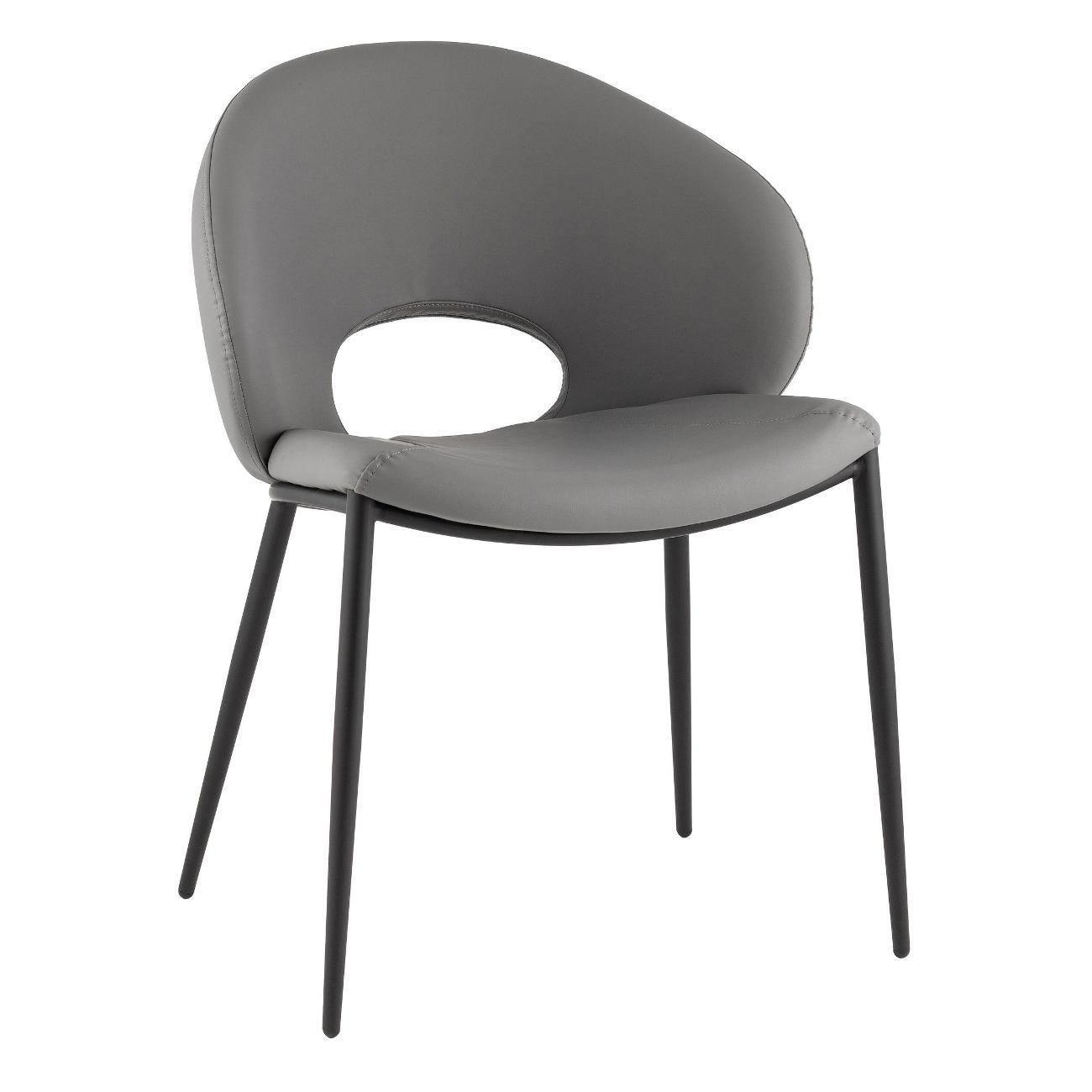 Стул обеденный Stool Group для кухни Вивьен иск.кожа серый