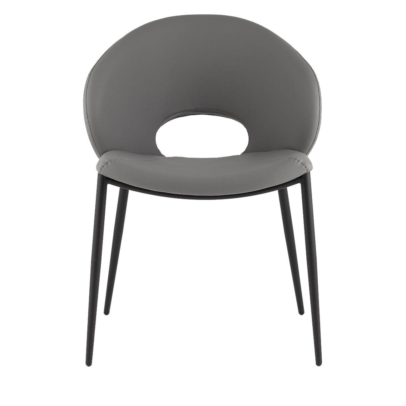 Стул обеденный Stool Group для кухни Вивьен иск.кожа серый
