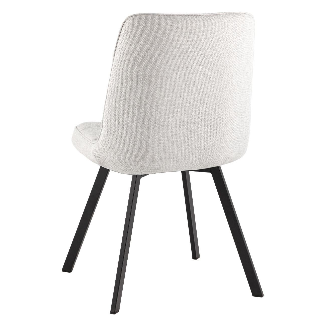 Стул обеденный Stool Group для кухни Pleid, вращающийся, серый (комплект 2 с