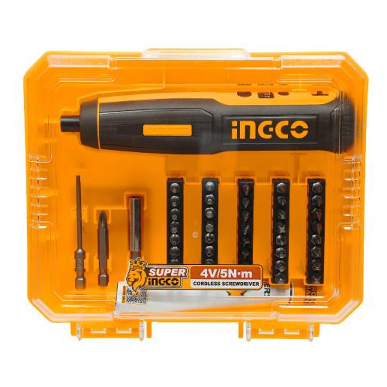 Аккумуляторная отвертка INGCO CSDLI04062