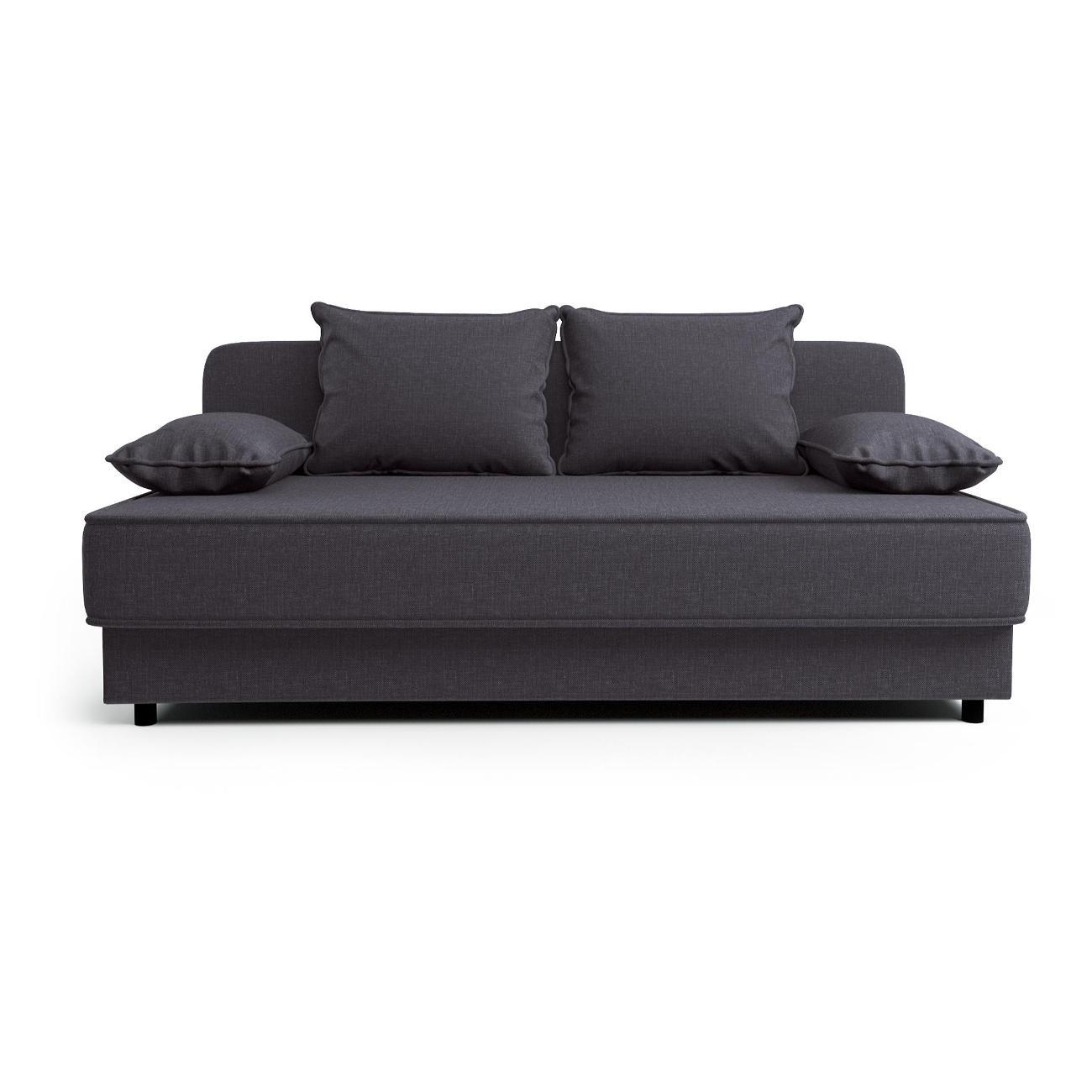 Диван Шарм-Дизайн прямой Уют рогожка серый