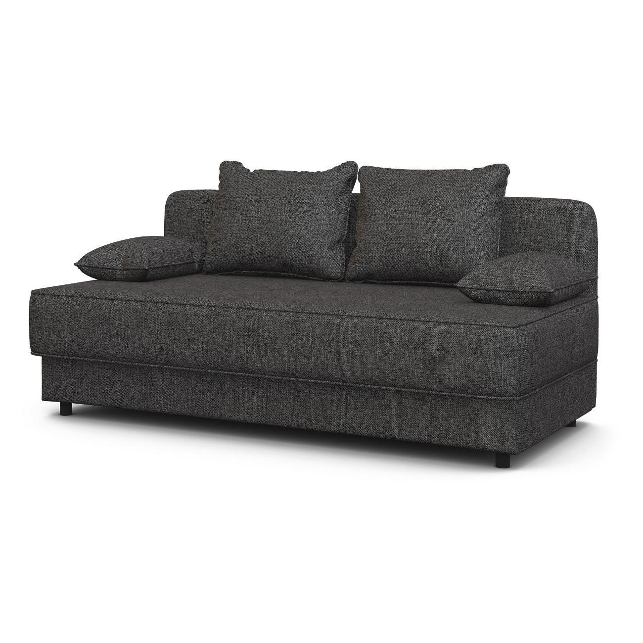 Диван Шарм-Дизайн прямой Уют рогожка темно-серый