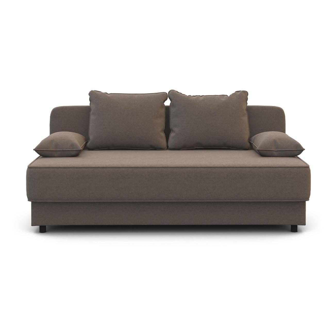 Диван Шарм-Дизайн прямой Уют серый велюр