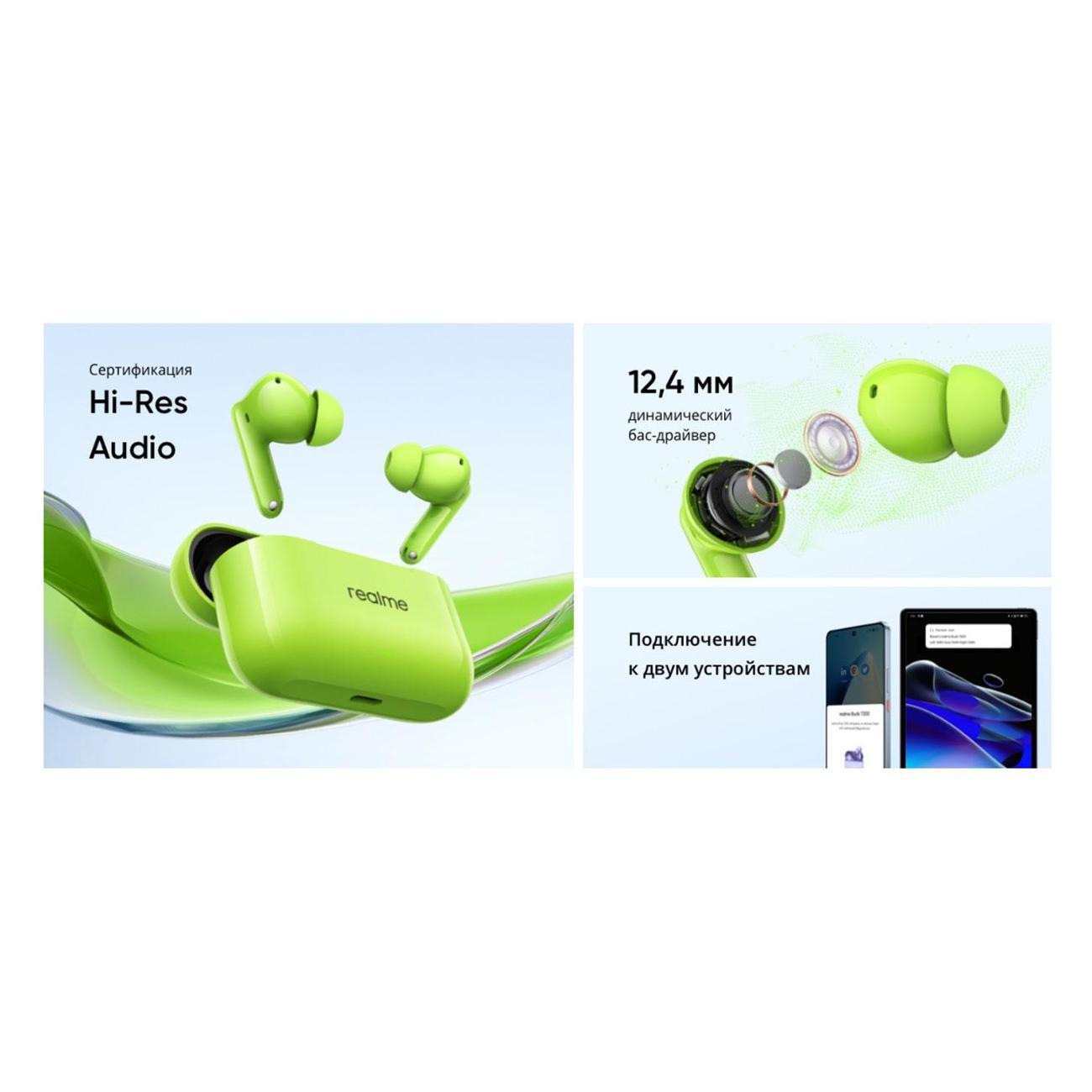 Наушники внутриканальные Realme Buds T200 RMA2410 белые