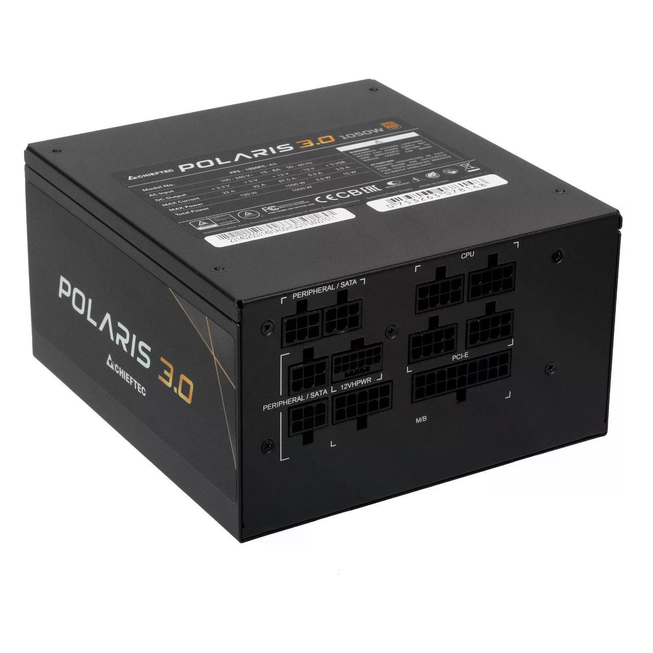 Блок питания Chieftec Polaris 3.0 1050W ATX GOLD (PPS-1050FC-A3)