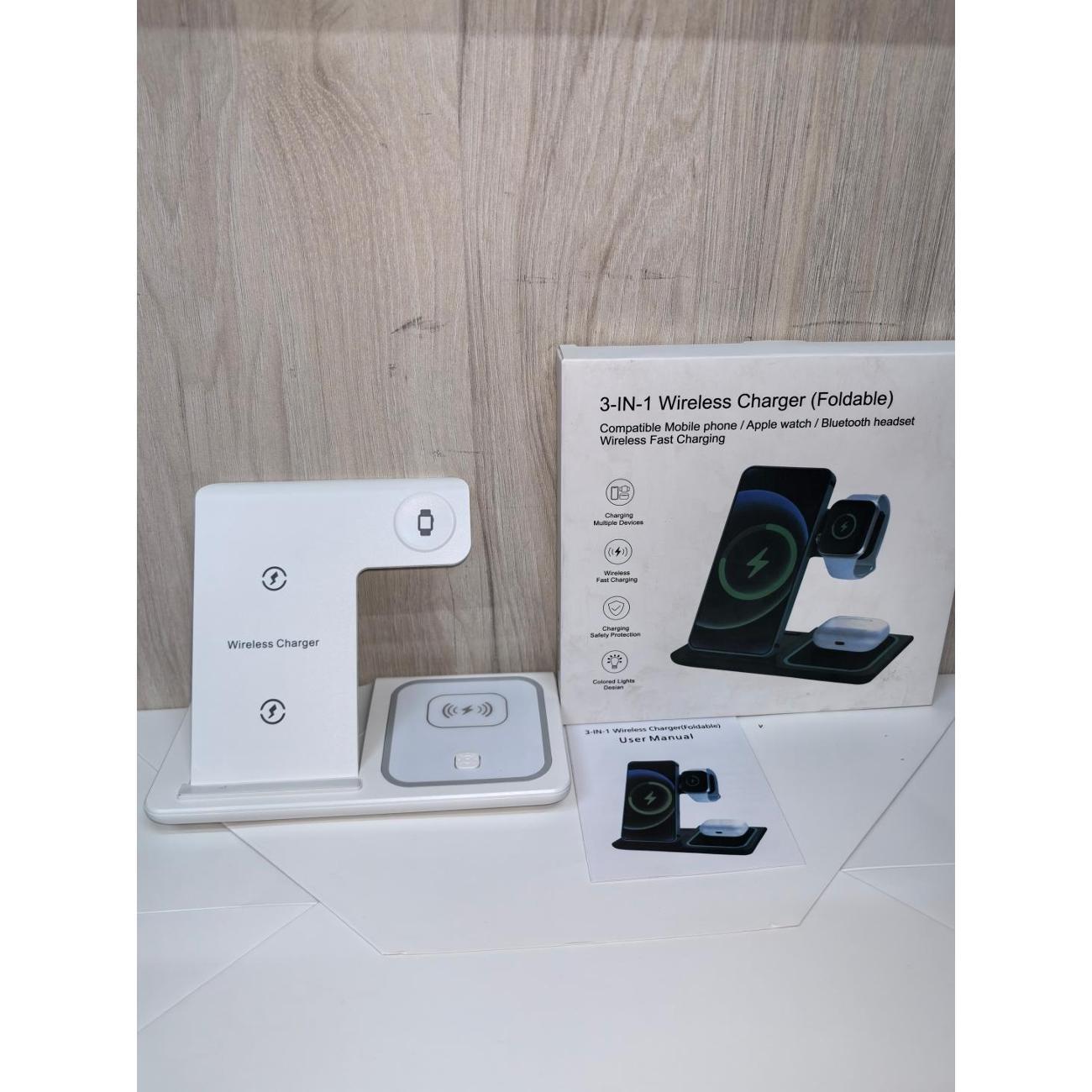 Беспроводное зярядное устройство Wireless 3 in1 Magnetic Charger