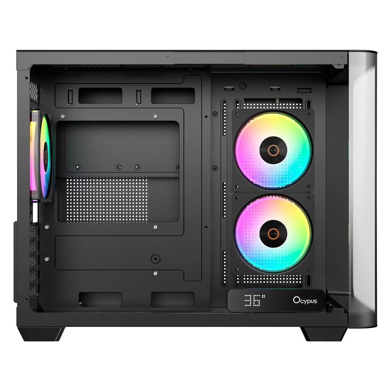Корпус для компьютера Ocypus Iota C50 BK Curve ARGB Digital