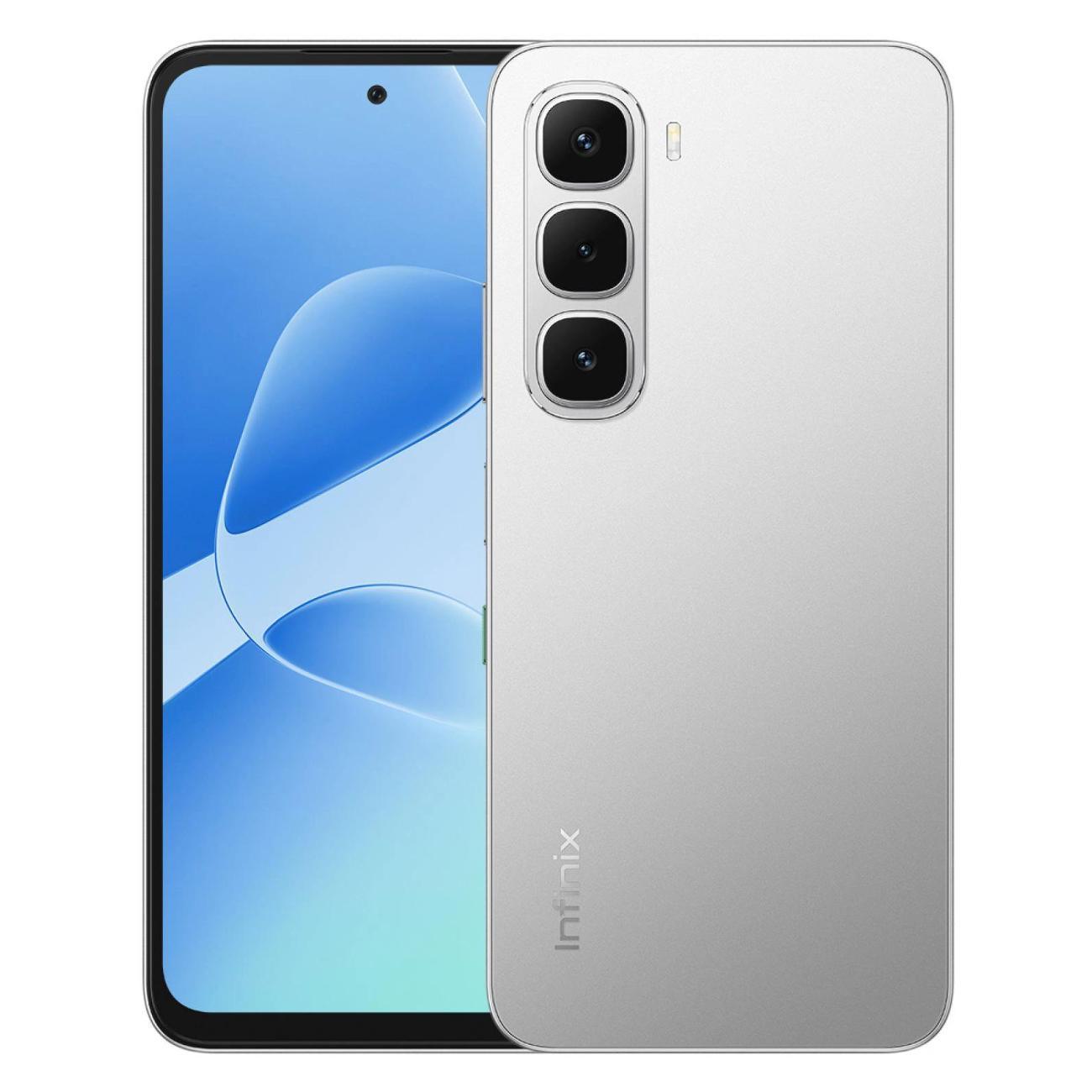 Смартфон Infinix Hot 60i 8/256ГБ 3G/4G 2Sim Серебристый