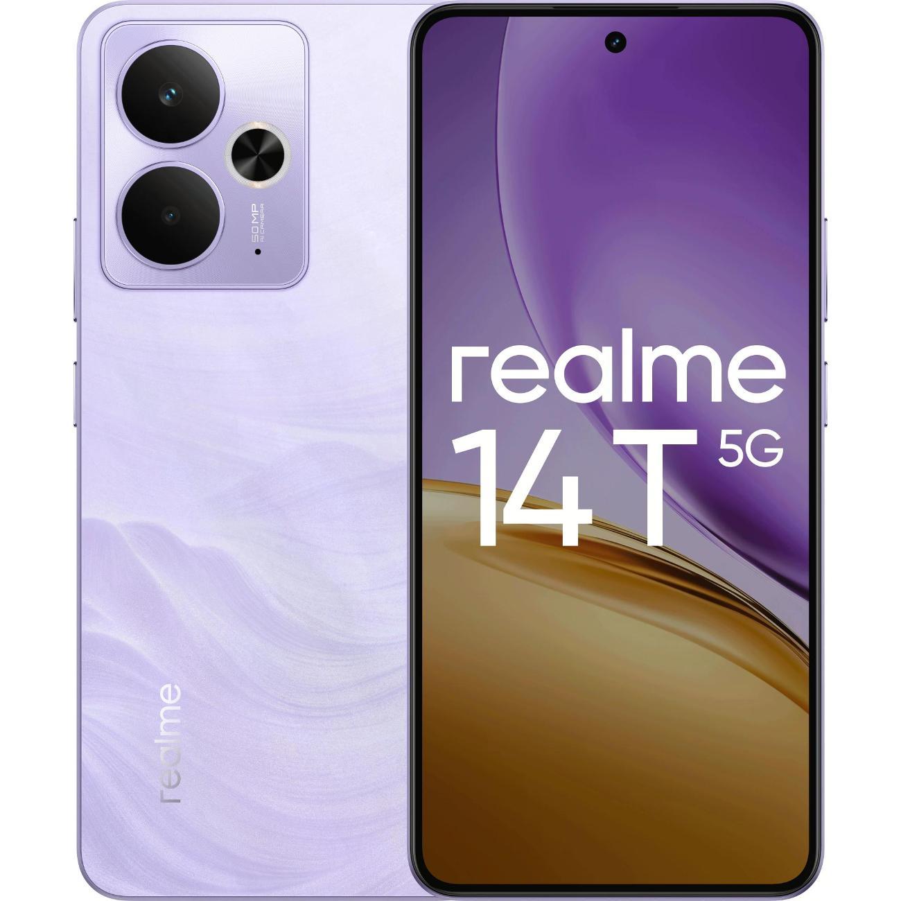 Смартфон Realme 14T 5G 128/8Gb 3G 4G 2Sim фиолетовый