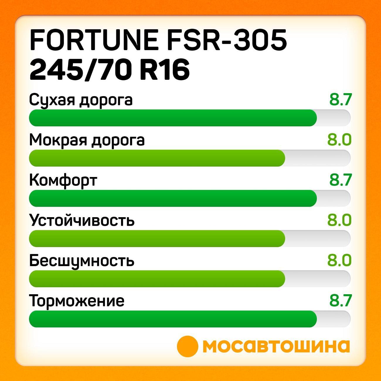 Шина автомобильная Fortune FSR-305