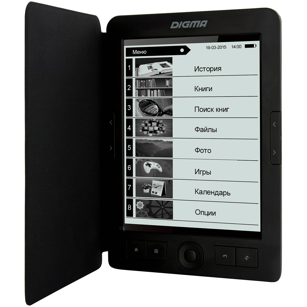 Электронная книга Digma E68B черный фото
