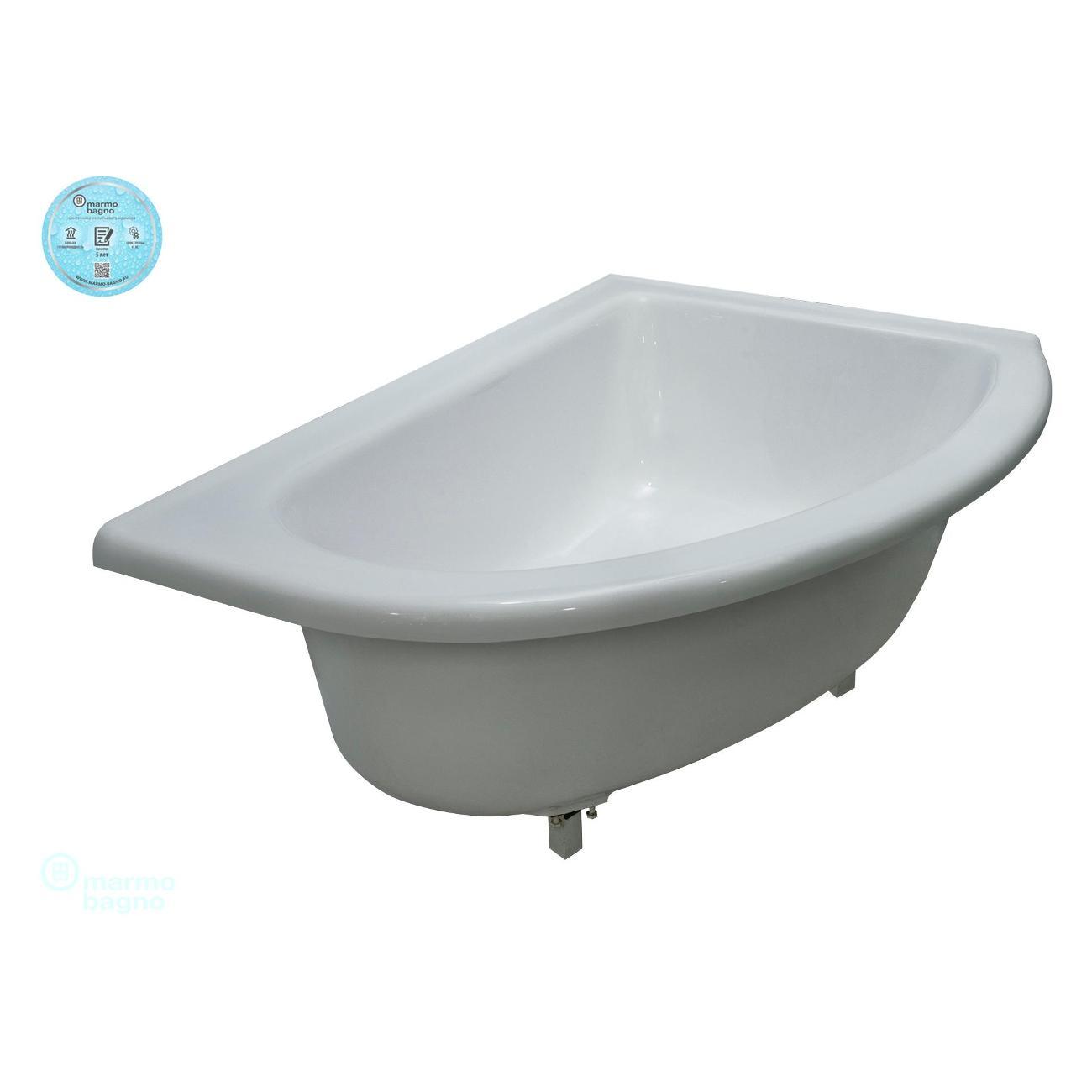 Ванна Marmo Bagno Альба 170х110 правая