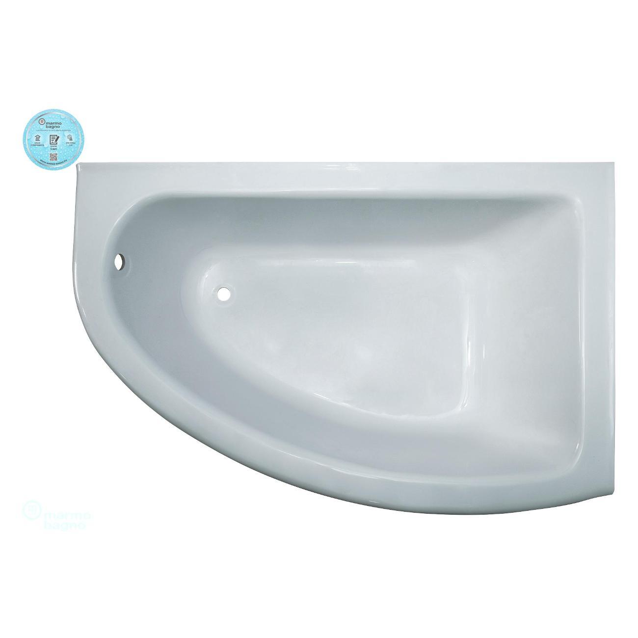Ванна Marmo Bagno Альба 170х110 правая