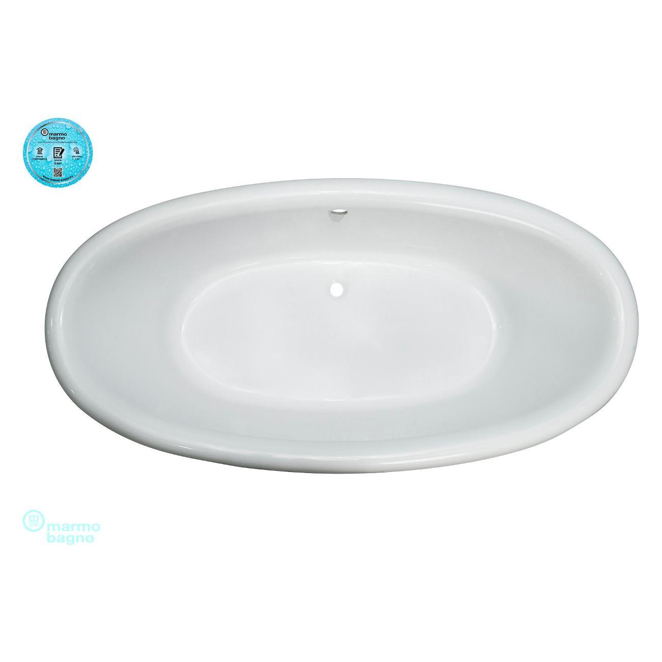 Ванна Marmo Bagno Аззуро 180х90