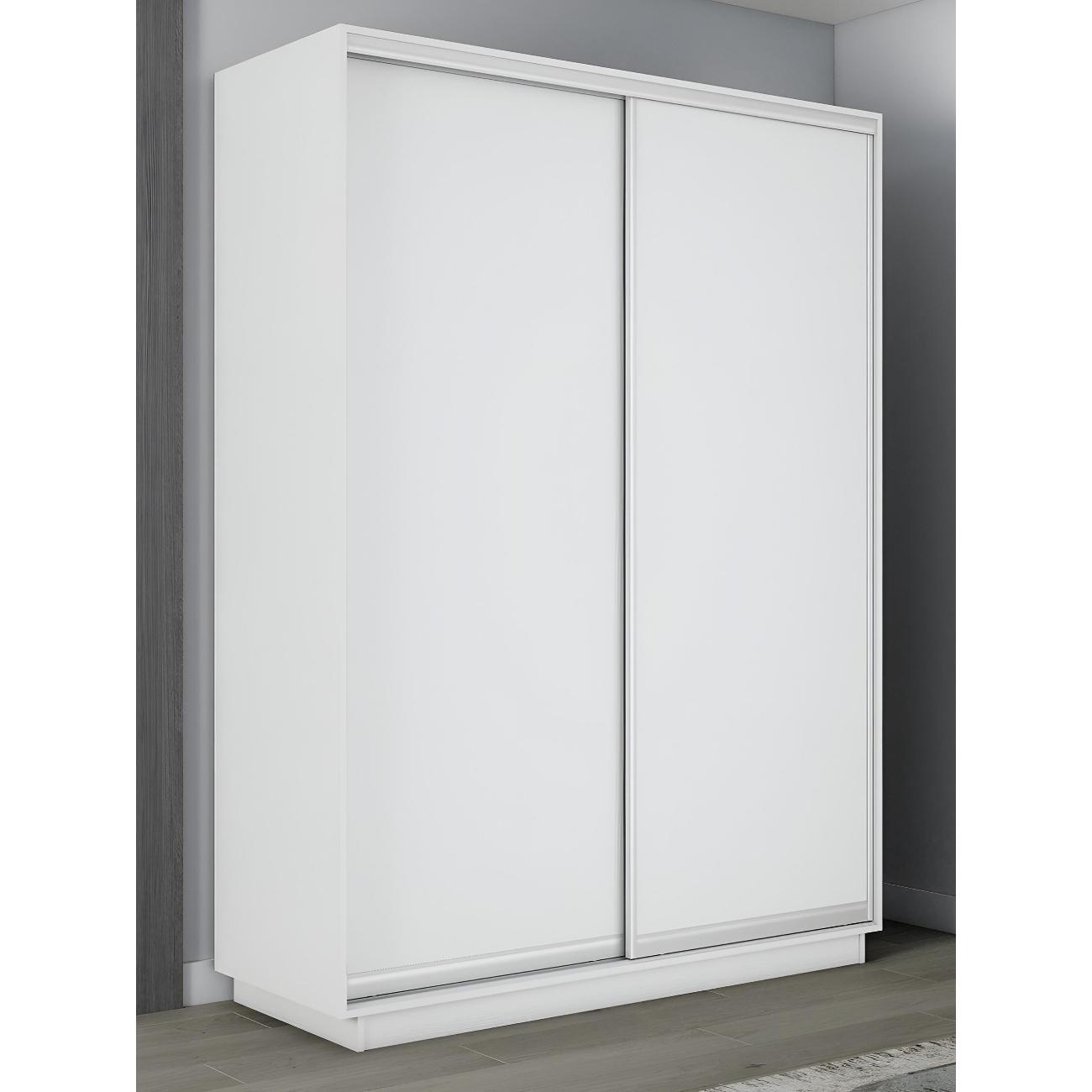 Шкаф-купе Е1 1,6 Экспресс 2-х дверный 160х220х60 ДСП Белый сне