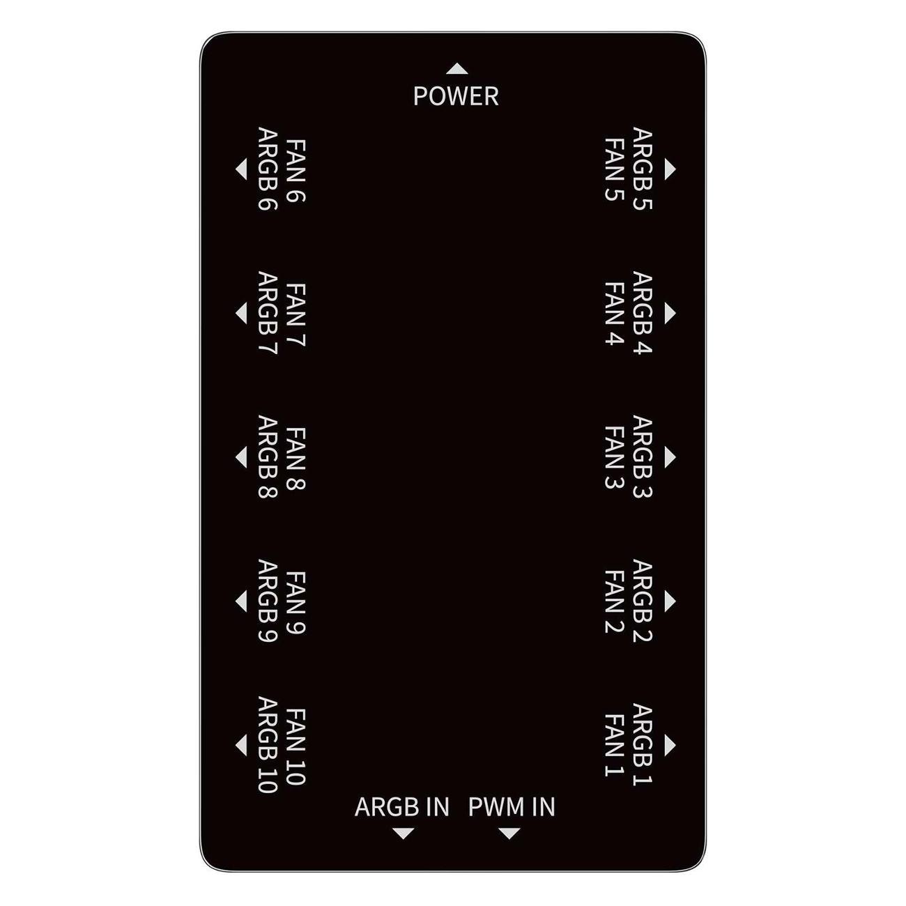 Разветвитель для компьютера Ocypus Delta EH10 BK PRO