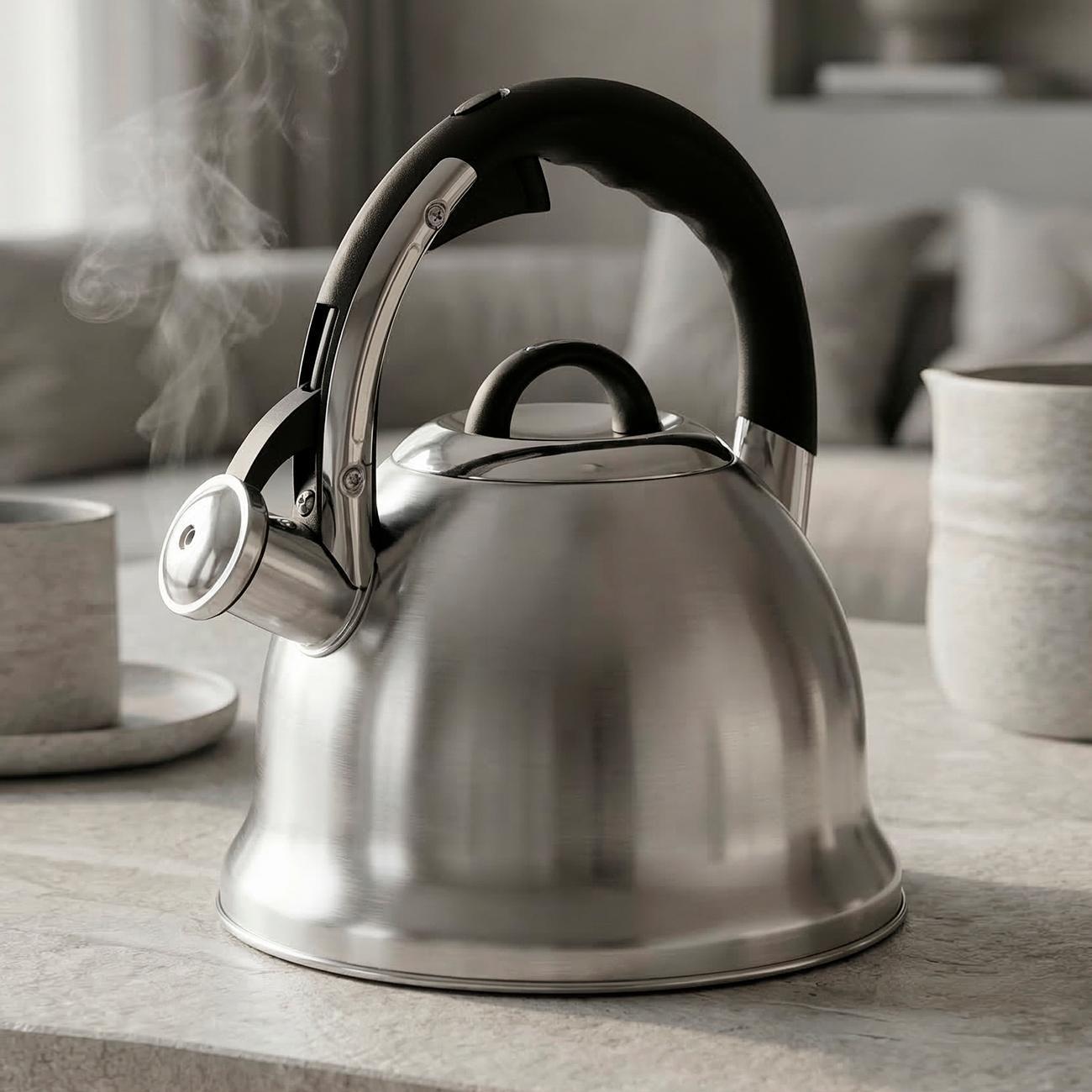 Чайник для плит со свистком 3 л REGENT inox TEA