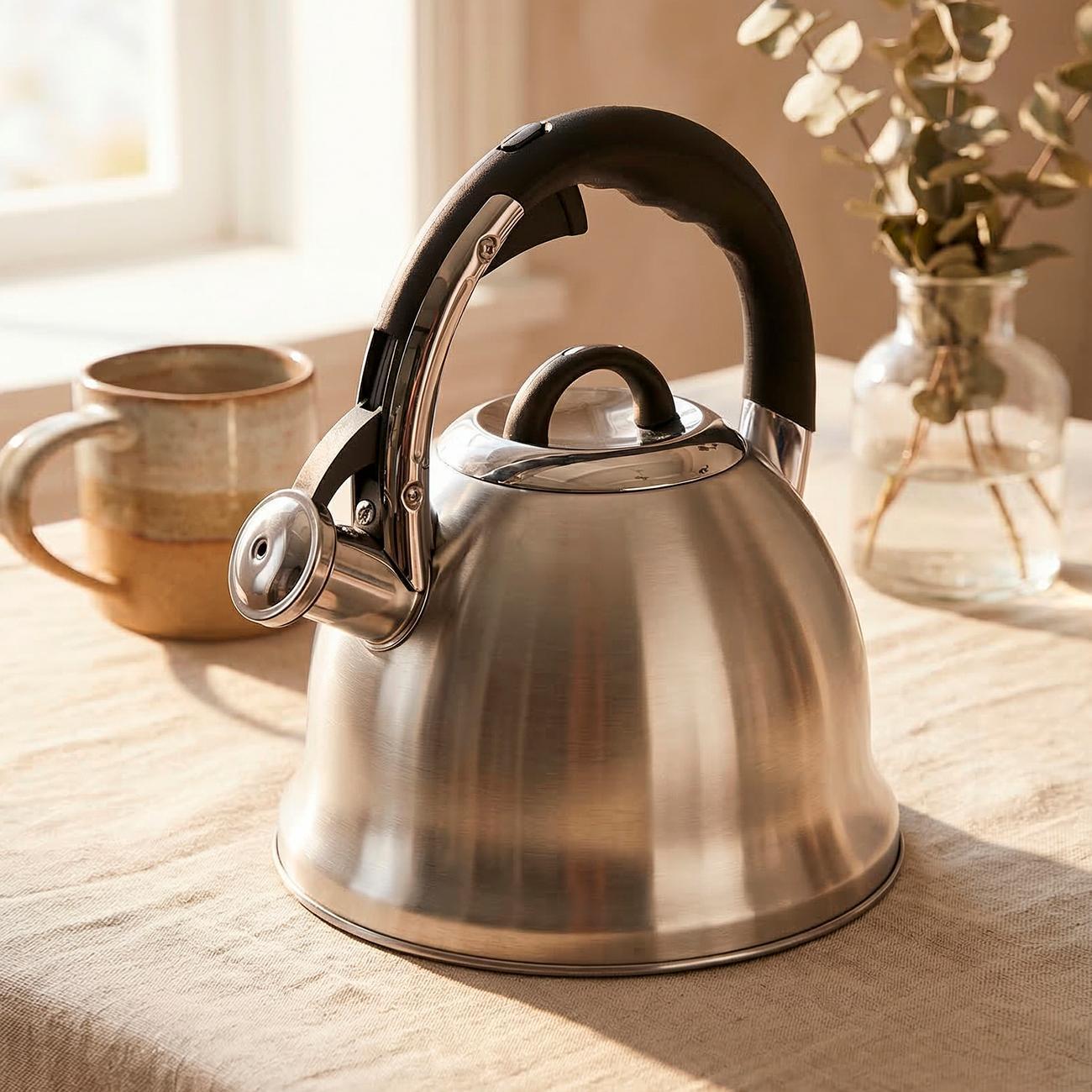 Чайник для плит со свистком 3 л REGENT inox TEA