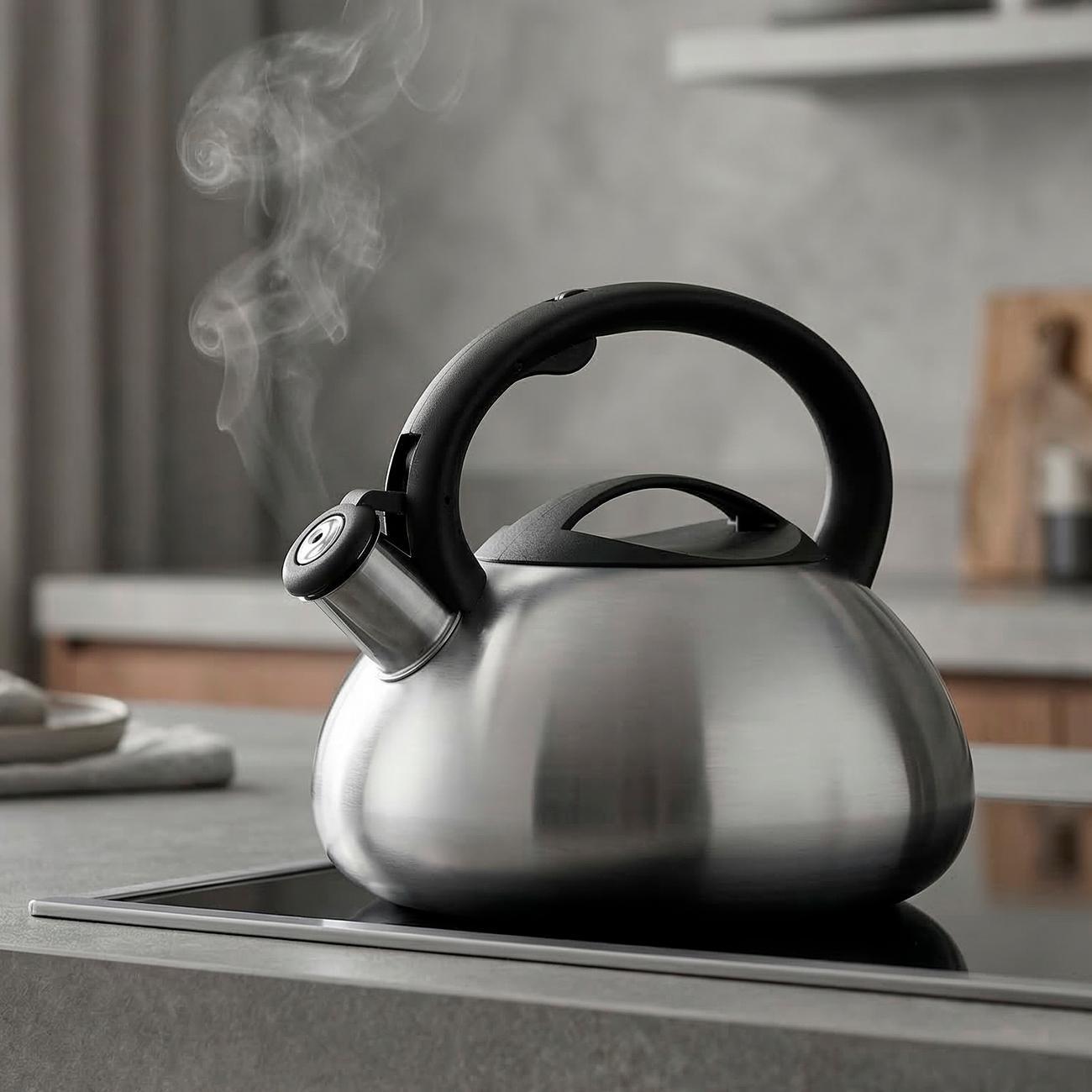 Чайник для плит со свистком 3 л REGENT inox TEA