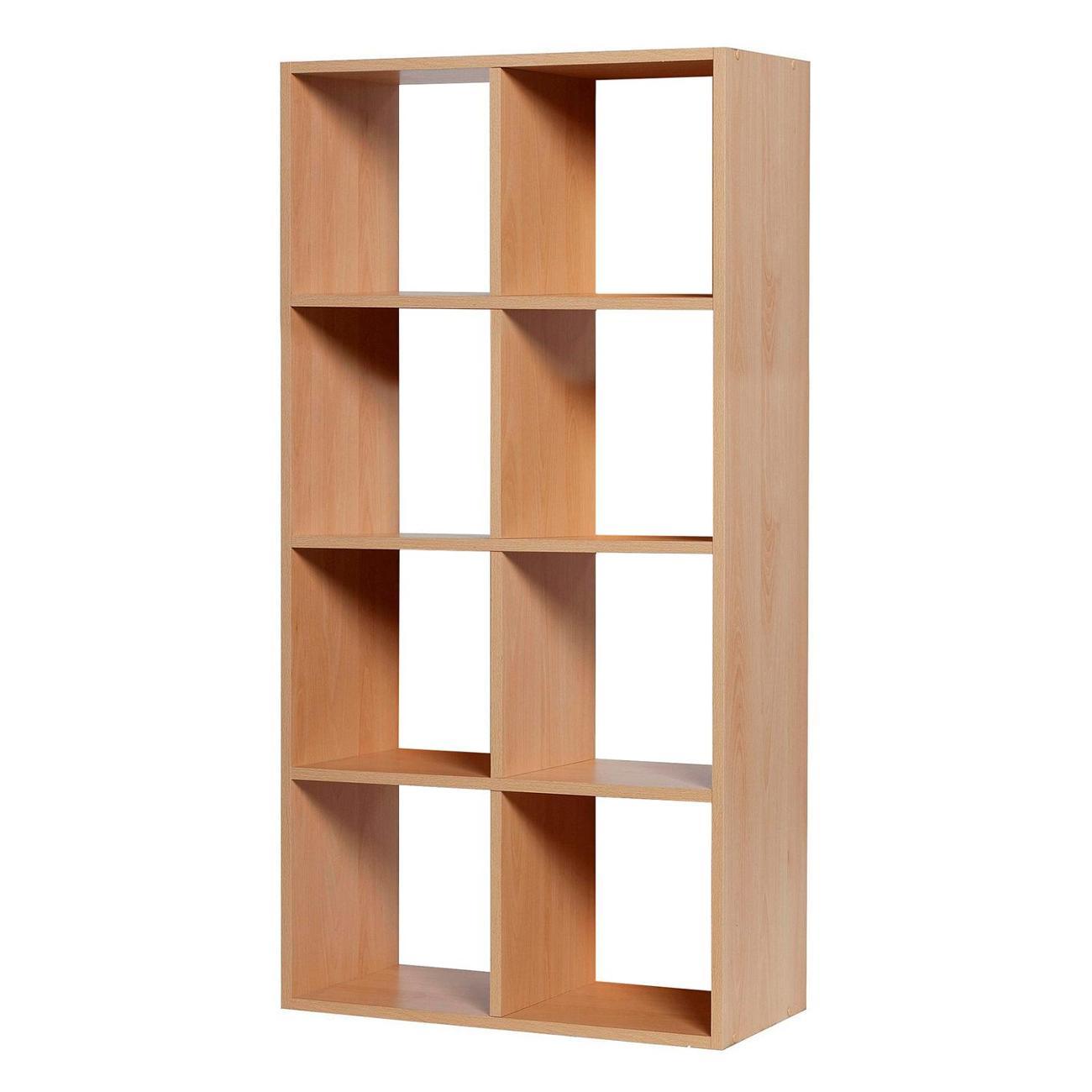 Стеллаж Шарм-Дизайн с ячейками Бит 8 60х30х120, открытый, Бук