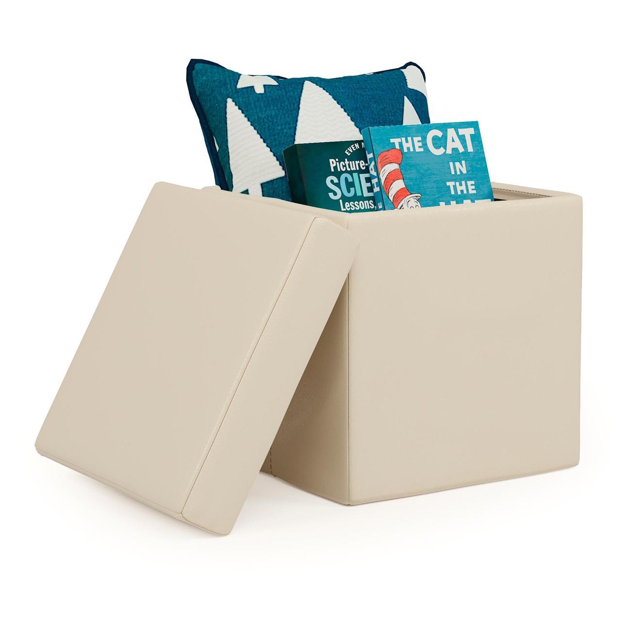 Пуф Шарм-Дизайн складной Пикник экокожа беж