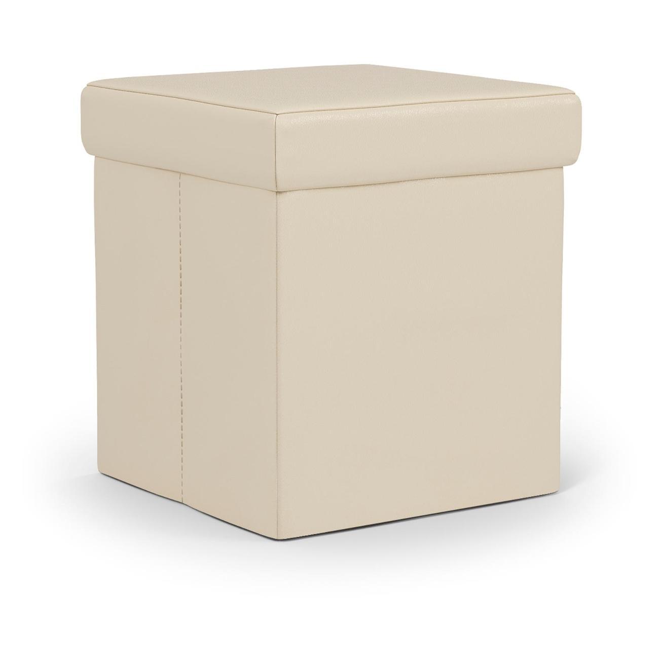 Пуф Шарм-Дизайн складной Пикник экокожа беж