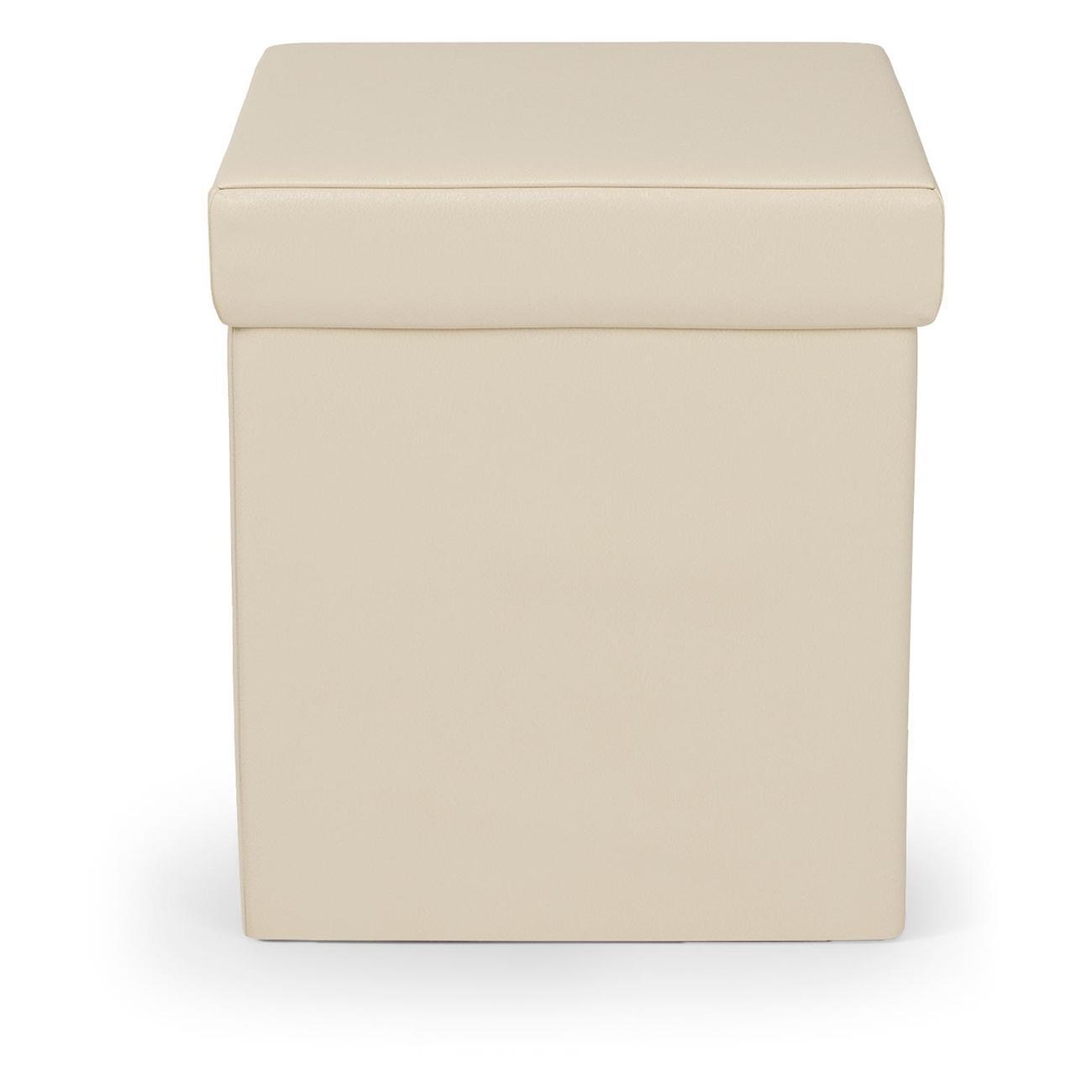 Пуф Шарм-Дизайн складной Пикник экокожа беж