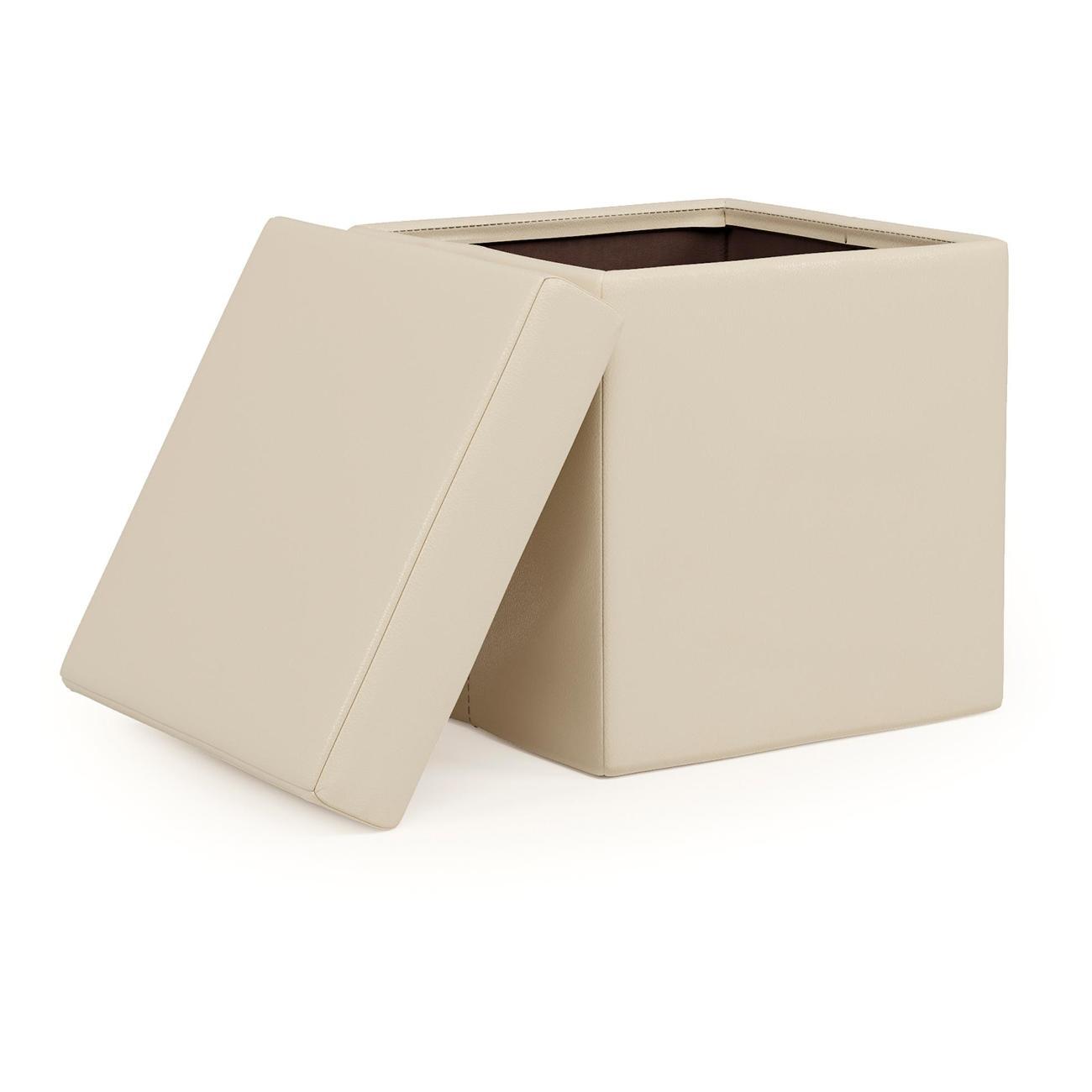 Пуф Шарм-Дизайн складной Пикник экокожа беж