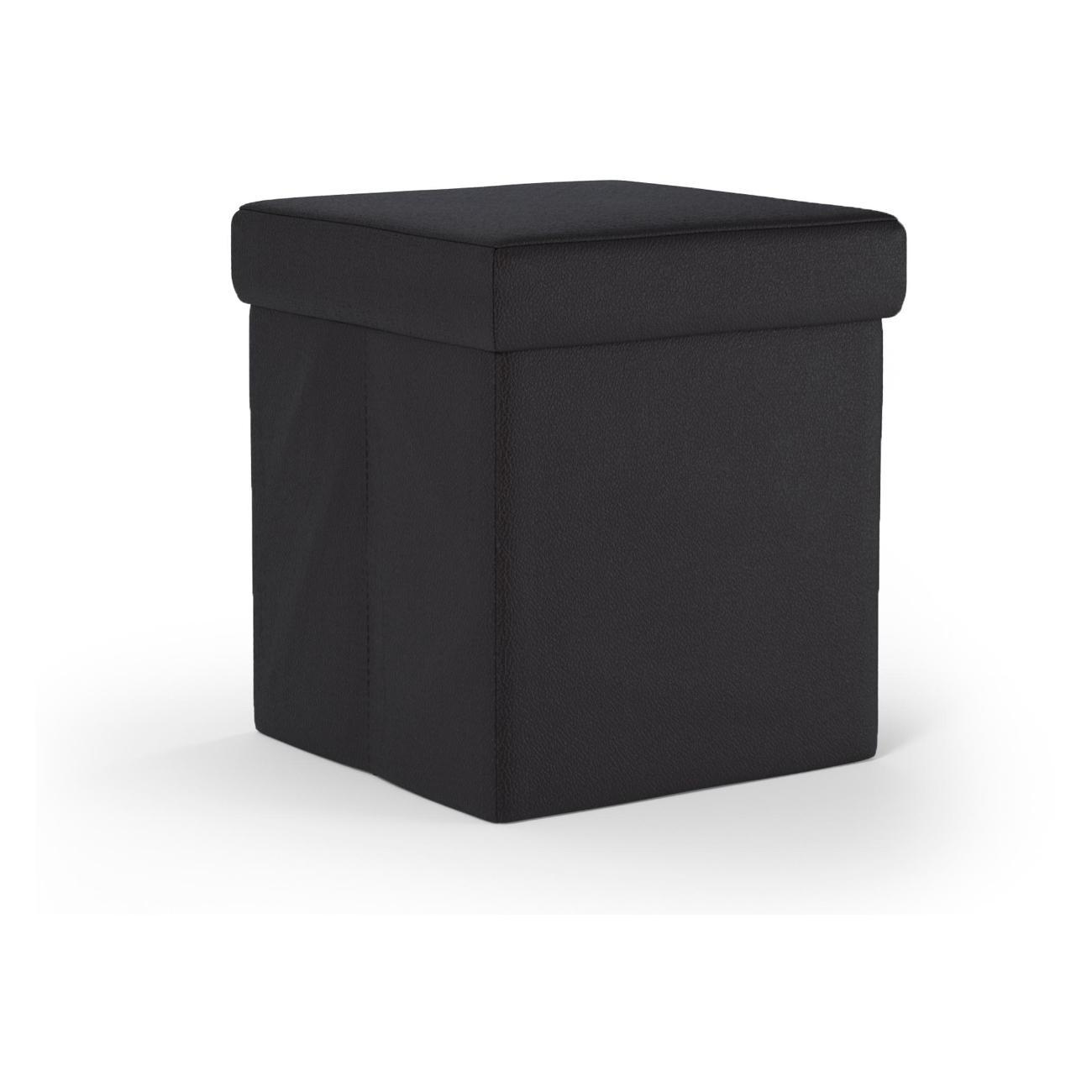 Пуф Шарм-Дизайн складной Пикник экокожа черный