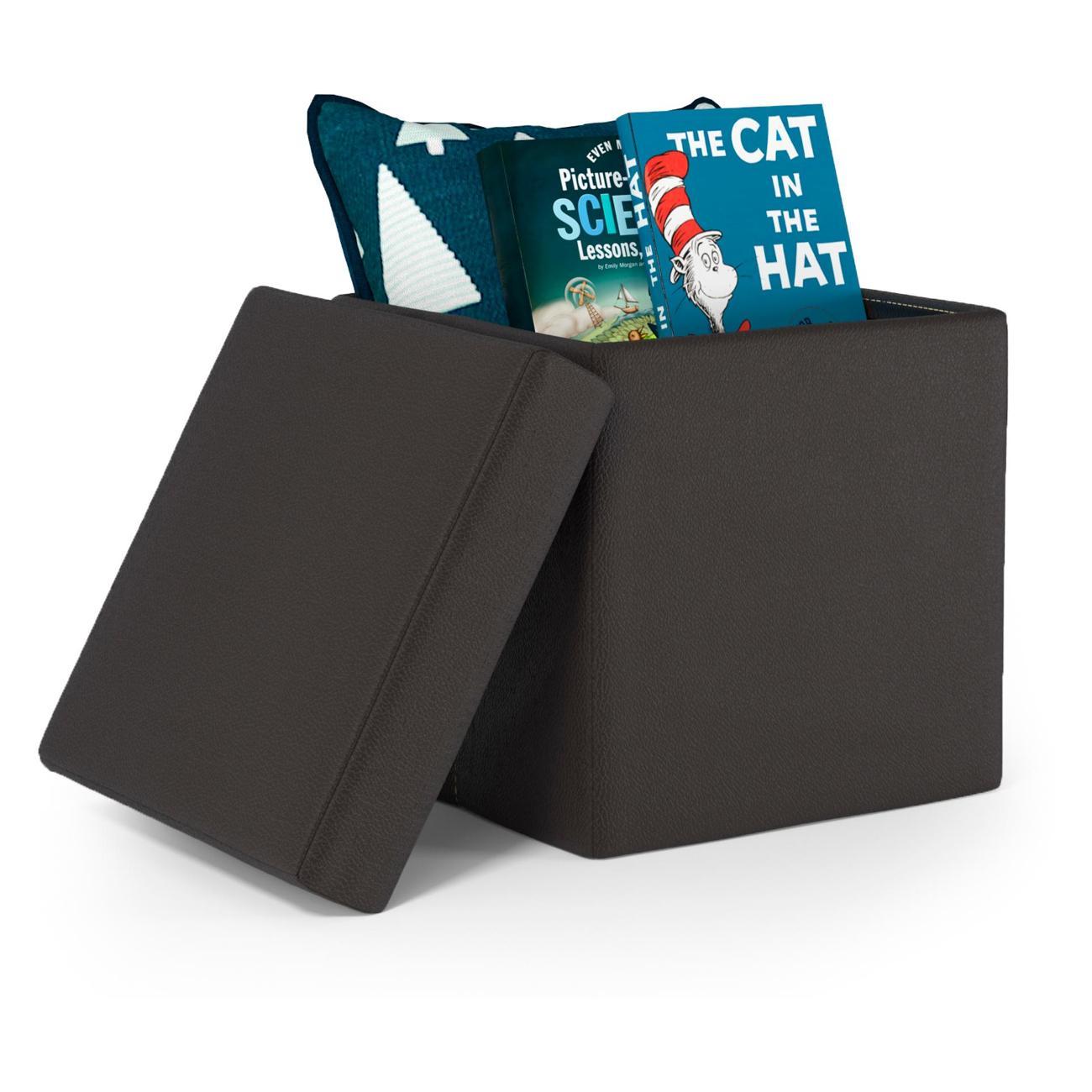 Пуф Шарм-Дизайн складной Пикник экокожа шоколад