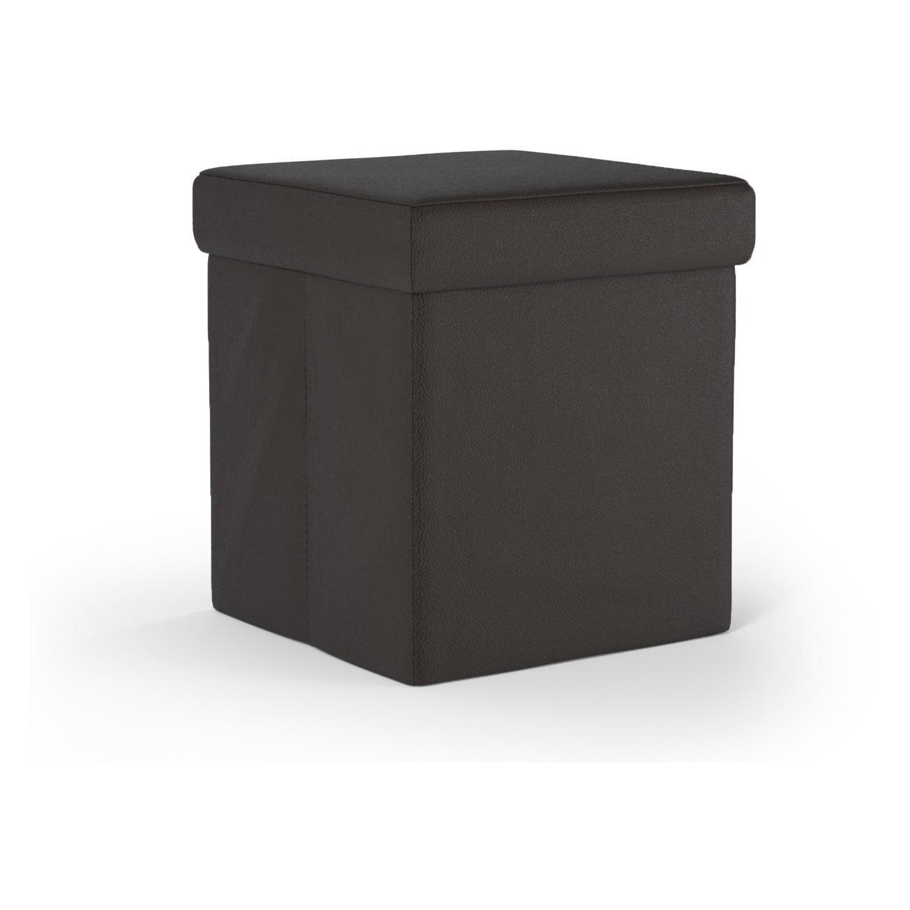 Пуф Шарм-Дизайн складной Пикник экокожа шоколад