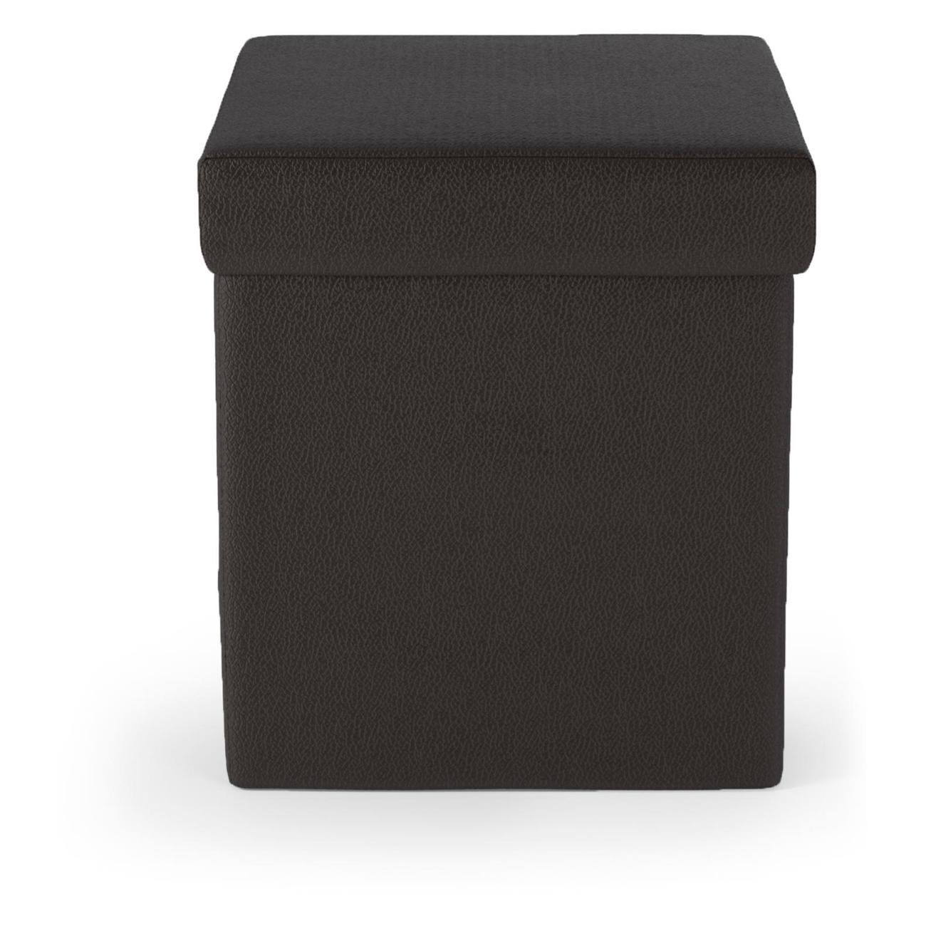 Пуф Шарм-Дизайн складной Пикник экокожа шоколад