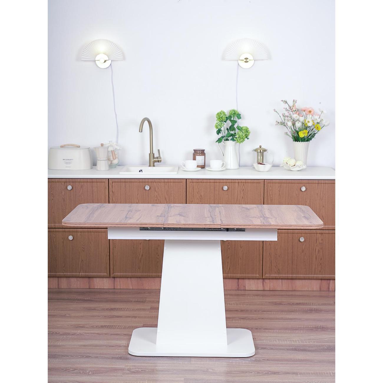 Стол обеденный Frenesie ГРАНТ 1080х680 No2052 ЛДСП белое