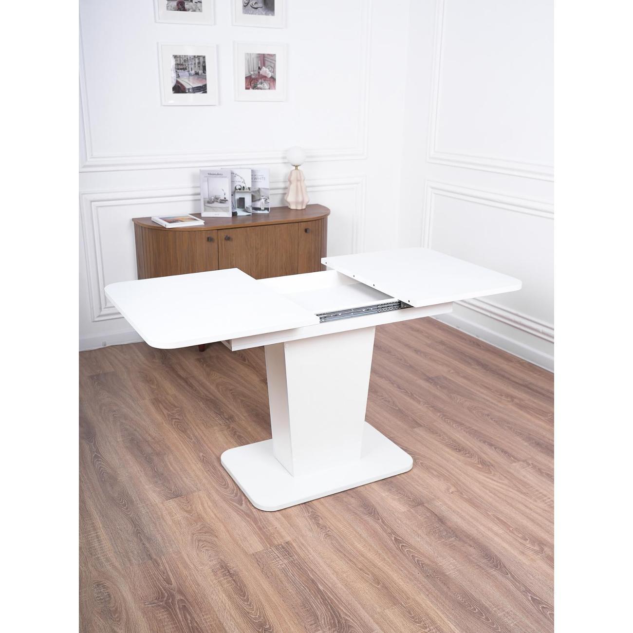 Стол обеденный Frenesie ГРАНТ 1080х680 No103 белый бэкинг