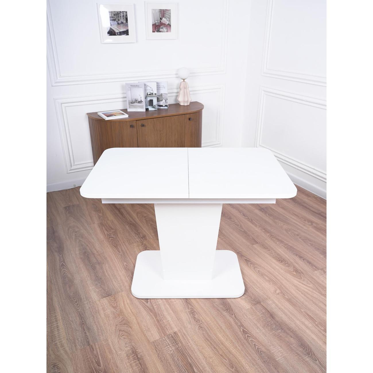 Стол обеденный Frenesie ГРАНТ 1080х680 No103 белый бэкинг