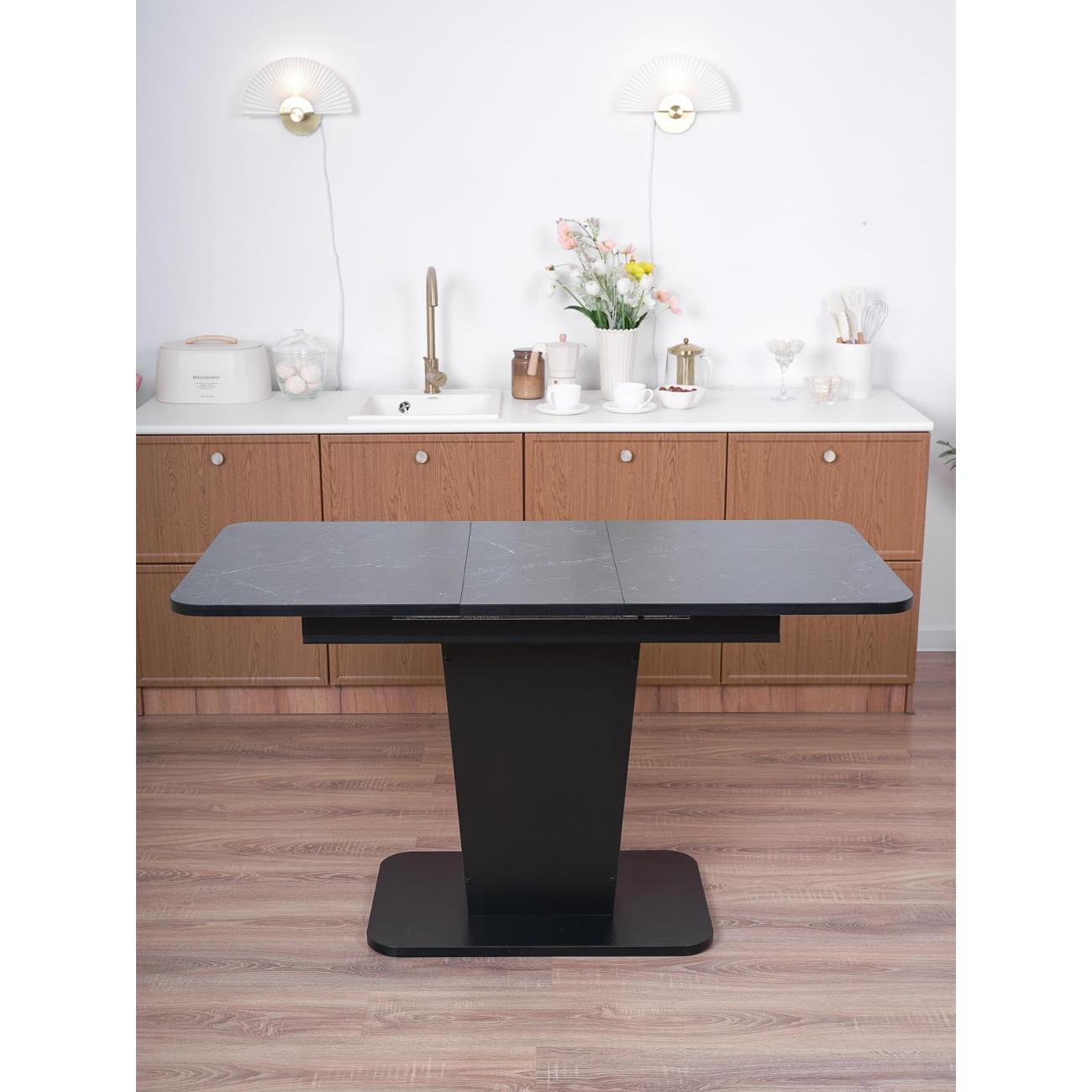 Стол обеденный Frenesie ГРАНТ 1080х680 No3125 ЛДСП черное