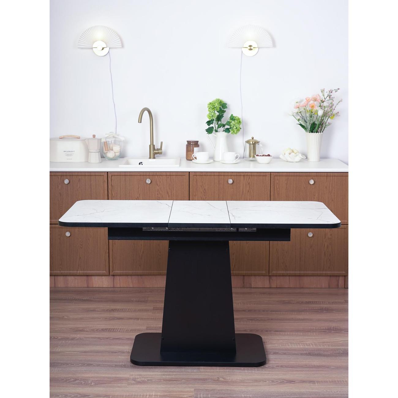 Стол обеденный Frenesie ГРАНТ 1080х680 No3124 ЛДСП черное