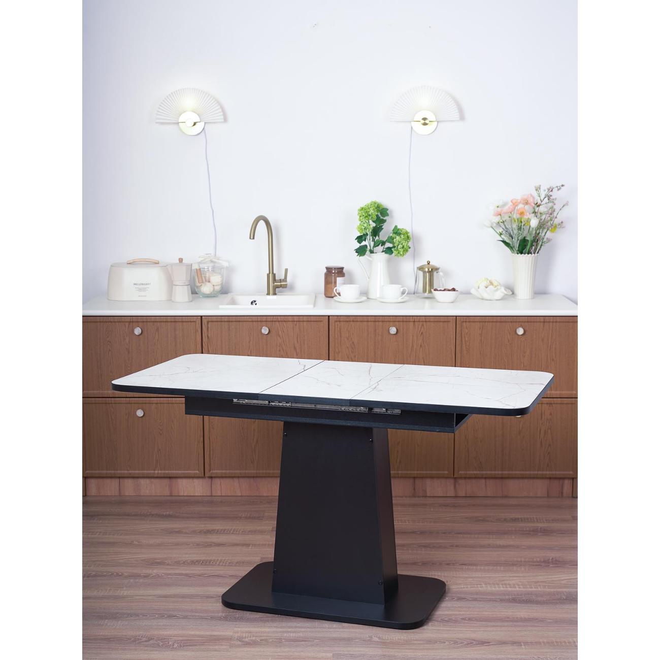 Стол обеденный Frenesie ГРАНТ 1080х680 No3124 ЛДСП черное