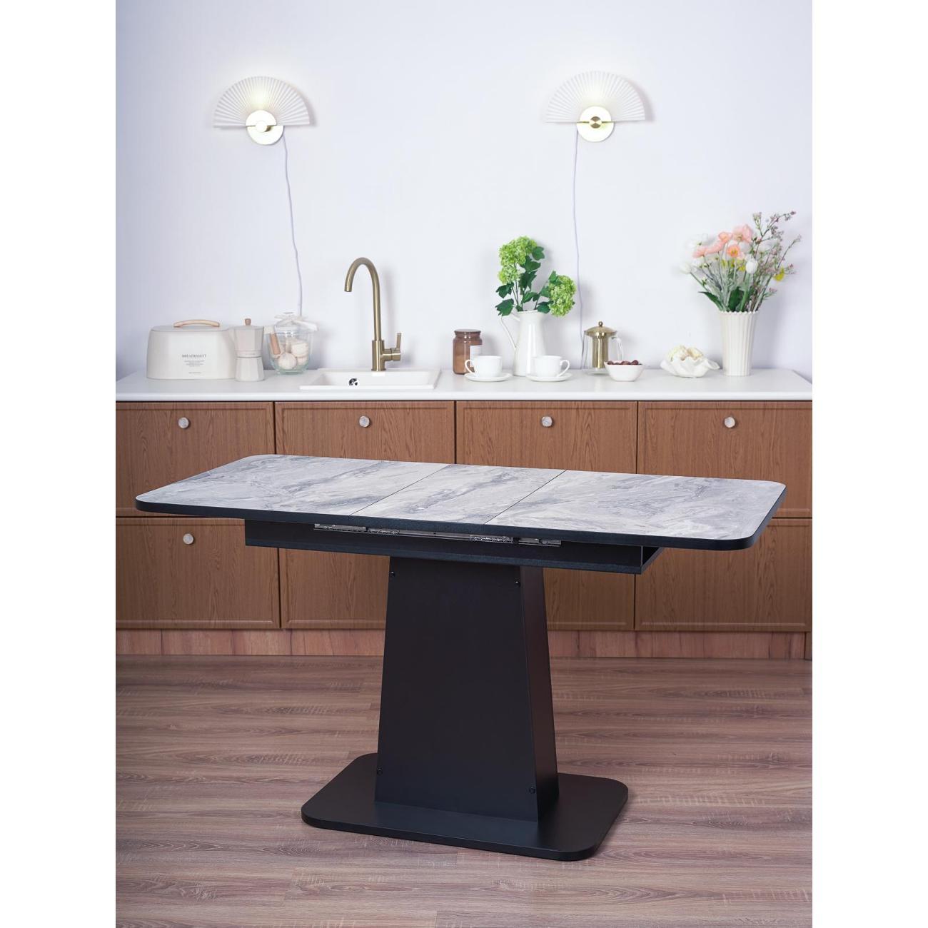 Стол обеденный Frenesie ГРАНТ 1080х680 No1470 ЛДСП черное