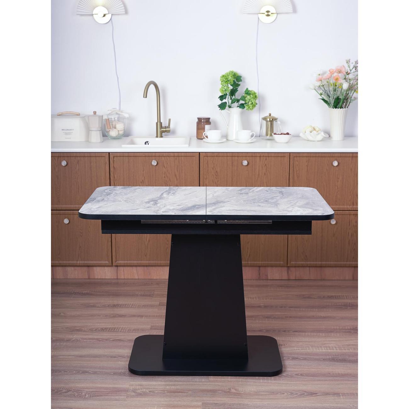 Стол обеденный Frenesie ГРАНТ 1080х680 No1470 ЛДСП черное