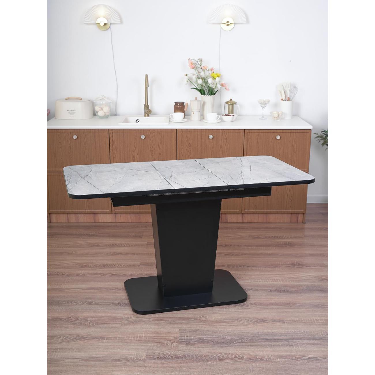 Стол обеденный Frenesie ГРАНТ 1080х680 No3087 ЛДСП черное