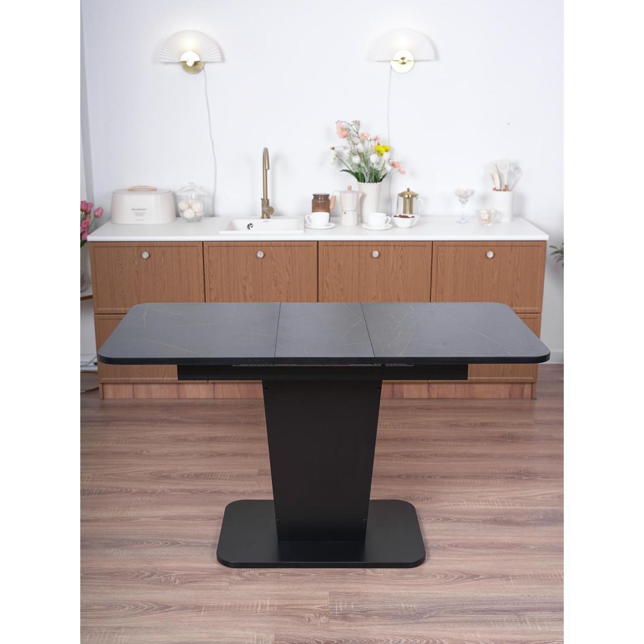 Стол обеденный Frenesie ГРАНТ 1080х680 No3103 ЛДСП черное